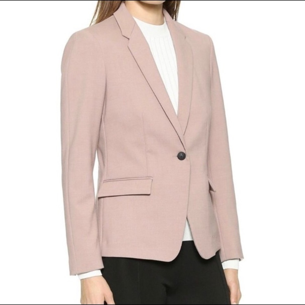 Rag & Bone Pink Dusty Rose Blush March Blazer